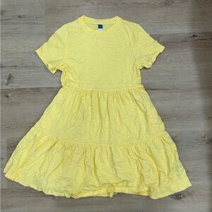 Like New Yellow Old Navy Tiered Dress